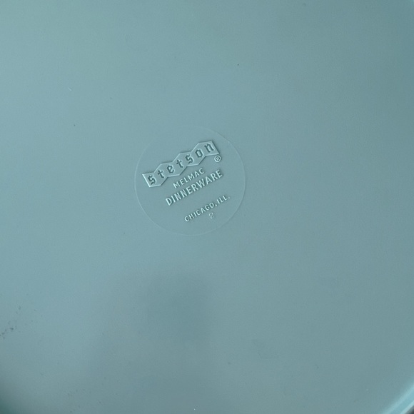 Set of vintage Stetson Melmac divided bowl & tray - Picture 2 of 4